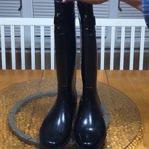 Lauren Ralph  Women's Rossalyn Rain Boot Black 10